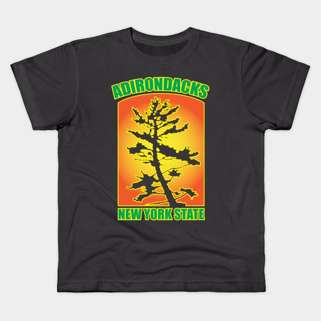 Adirondacks Kids T-Shirt by EpixDesign